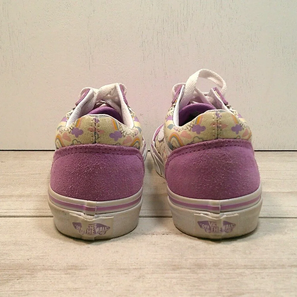 VANS Kids Old Skool Shoes mythical Glow Sheer Lilac Size 3